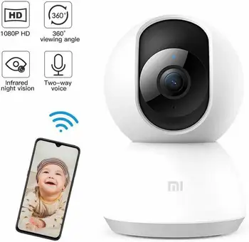 

Xiaomi Mijia New Mi Home 1080p Security Camera 360 Angle Wireless WiFi Night Vision Video Camera Protect Home Security