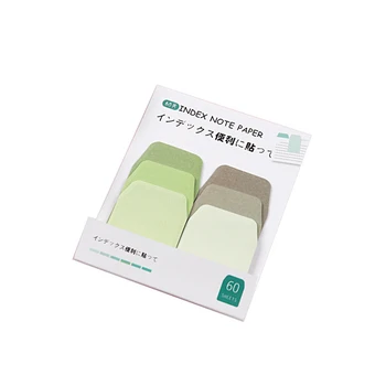 

Gradient color index post-it note long and cute cute creative note pad Multi-color note paper N times post