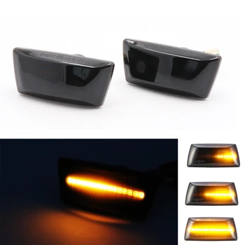 

Niscarda 2X LED Amber Dynamic Flowing Turn Signal Side Marker Light For Opel Insignia Astra H Zafira B Corsa Chevrolet Meriva B