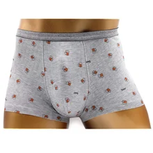 Мужское нижнее белье боксеры цифровая печать дышащая и удобная Антибактериальная ткань промежности два стиля на выбор