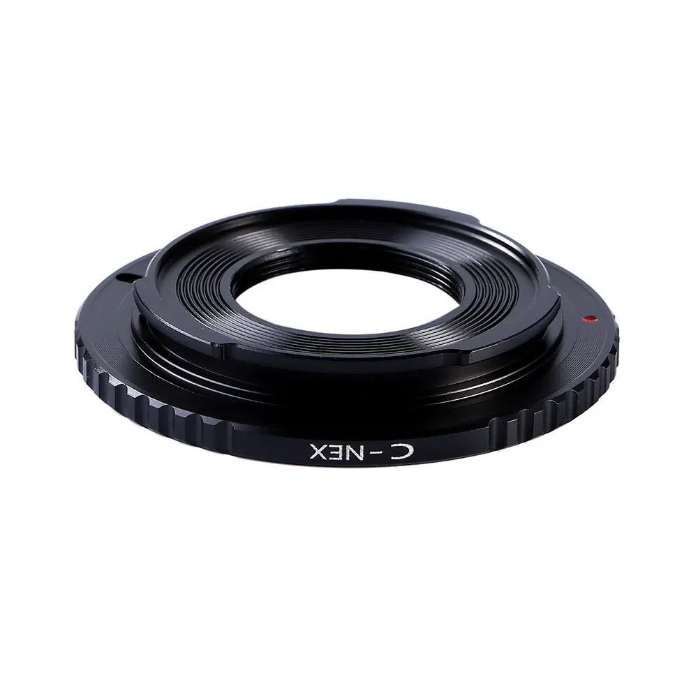 Адаптер K & F с крышкой объектива для крепления C к Sony NEX E mount Alpha A6400 A6300 A7R2 A3000 A7R3 A7R A6000