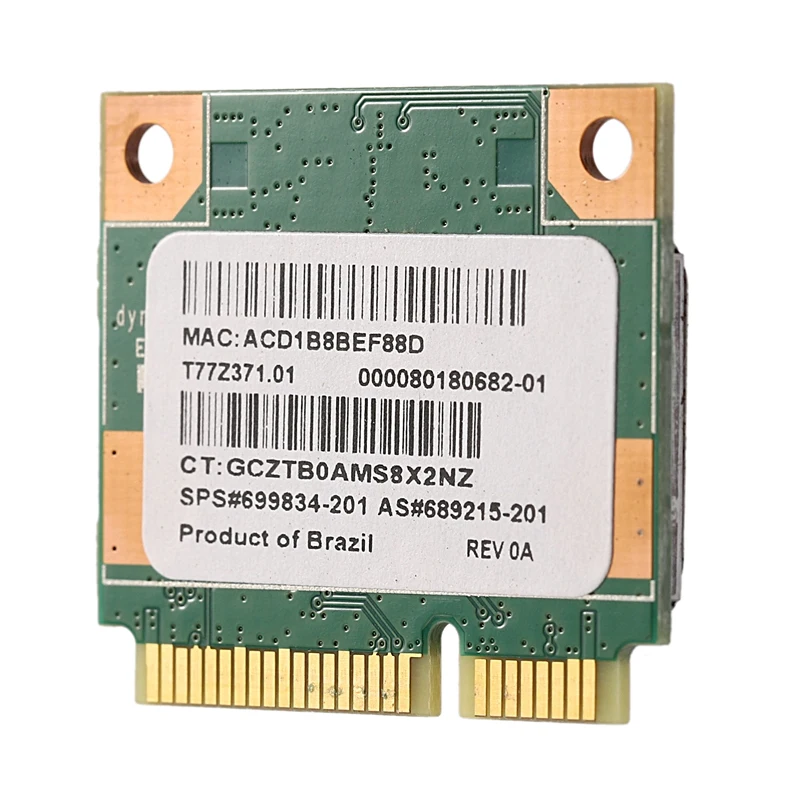 150 Мбит/с 2 4 ГГц RT3290 802.11B/G/N беспроводной Wlan WIFI + Bluetooth BT 3 0 Половина Mini PCI E карта для HP