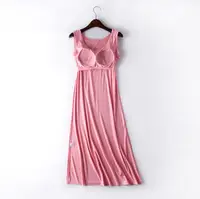 Vêtements de nuit sexy pour femmes, nouvelle collection d'été, chemise de nuit en coton modal, M-4XL 4
