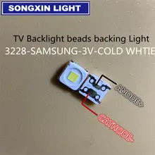 100 шт. специальный ремонт 3255 дюймов светодиодный ЖК-Телевизор с подсветкой SMD 2828 светодиодный светильник 3 в специальный 2828 для SAMSUNG