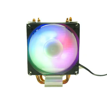 

KEEPRO CPU Cooler 2 Pure Copper Heat Pipe Cooling Towers Cooling System 9cmCPU Cooling Fan CPU Radiator for Int el AMD