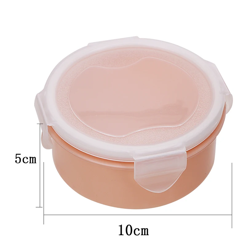 280 мл/380 мл мини пластиковый контейнер для обеда Bento Box еды с крышкой герметичный