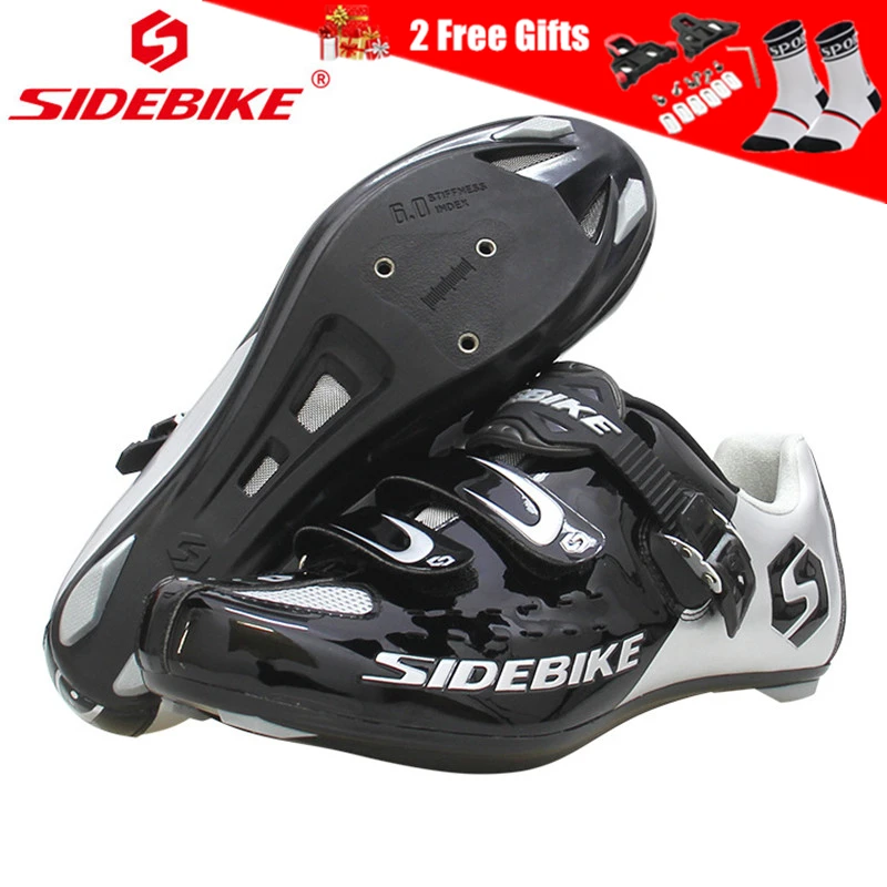 Ботинки велосипедные SIDEBIKE унисекс профессиональные дышащие самоблокирующиеся