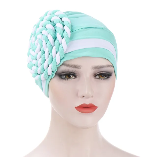 Spring New Style Soft Cotton Muslim Hat Fashion Swirl Flower Headband Hat  Women Donut Turban Caps Africain Femme Turbante - Women's Hijabs -  AliExpress