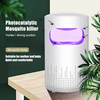 

Mosquito Killer Lamp LED Light Trap USB Charging Low Noise for Home Bedroom CLH@8