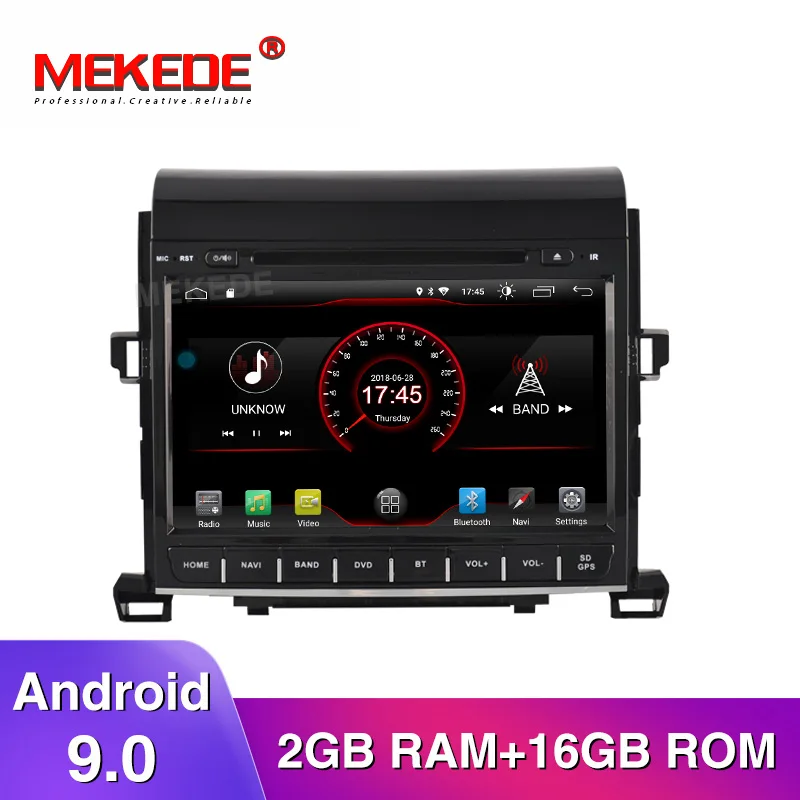 MEKEDE Android 9,0 Автомобильный DVD плеер для Toyota ALPHARD 2009 2010 2011- 2Din Аудио мультимедийный плеер gps Navi Uni