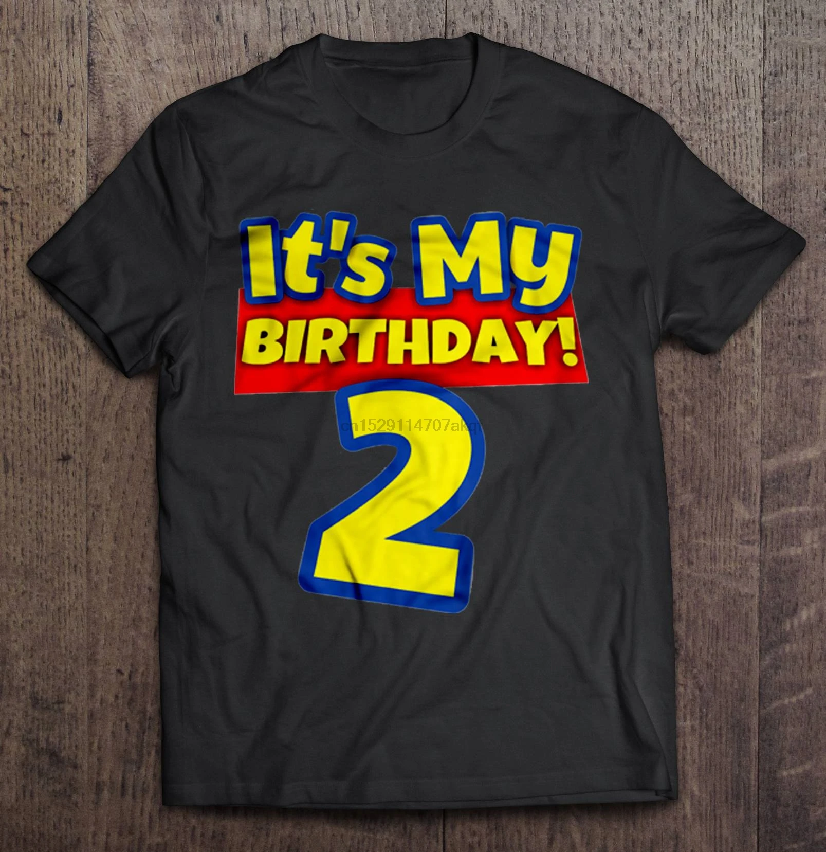

Men Funny T Shirt Fashion tshirt It's My Birthday 2th Birthday Toy Story Version Women t-shirt