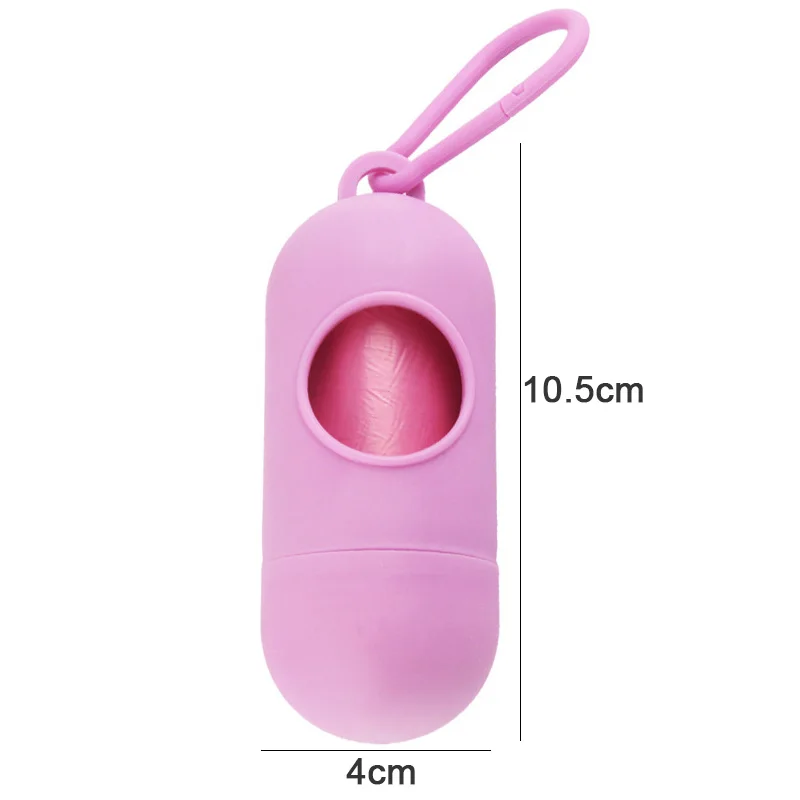 B Practical Pet Dog Poop Bag Dispenser Cat Waste Garbage Holder Poop Bags Set Animal Garbage Collector Trash Clean Supplies - Цвет: B
