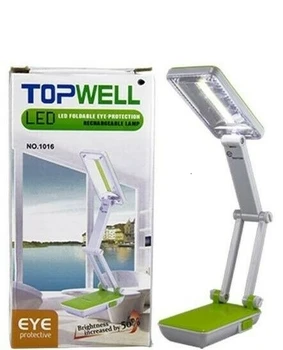 

Lámpara Led Plegable Mesilla Recargable Cable o Solar Flexo Linterna Ajustable