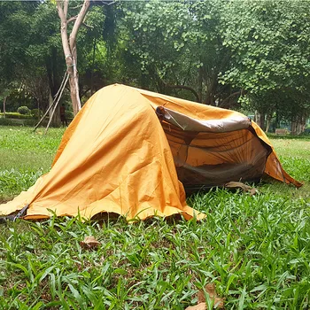 

Multifunctional insect net waterproof windproof ultra-light tent, portable outdoor camping off-ground tent 2in1 tent