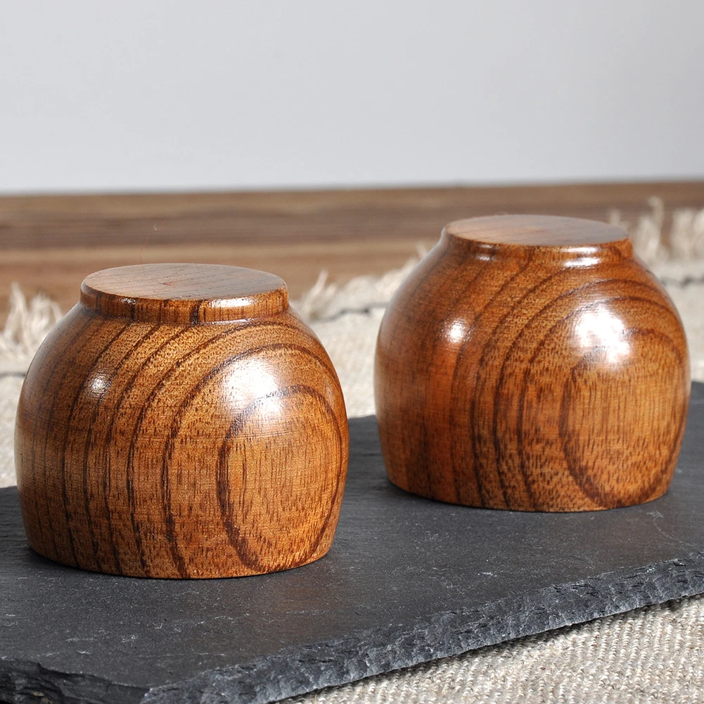 

Drinkware Juice Accessories Coffee Eco Friendly Home Chinese Kung Fu Portable Mini Jujube Wood Milk Gift Office Tea Cup
