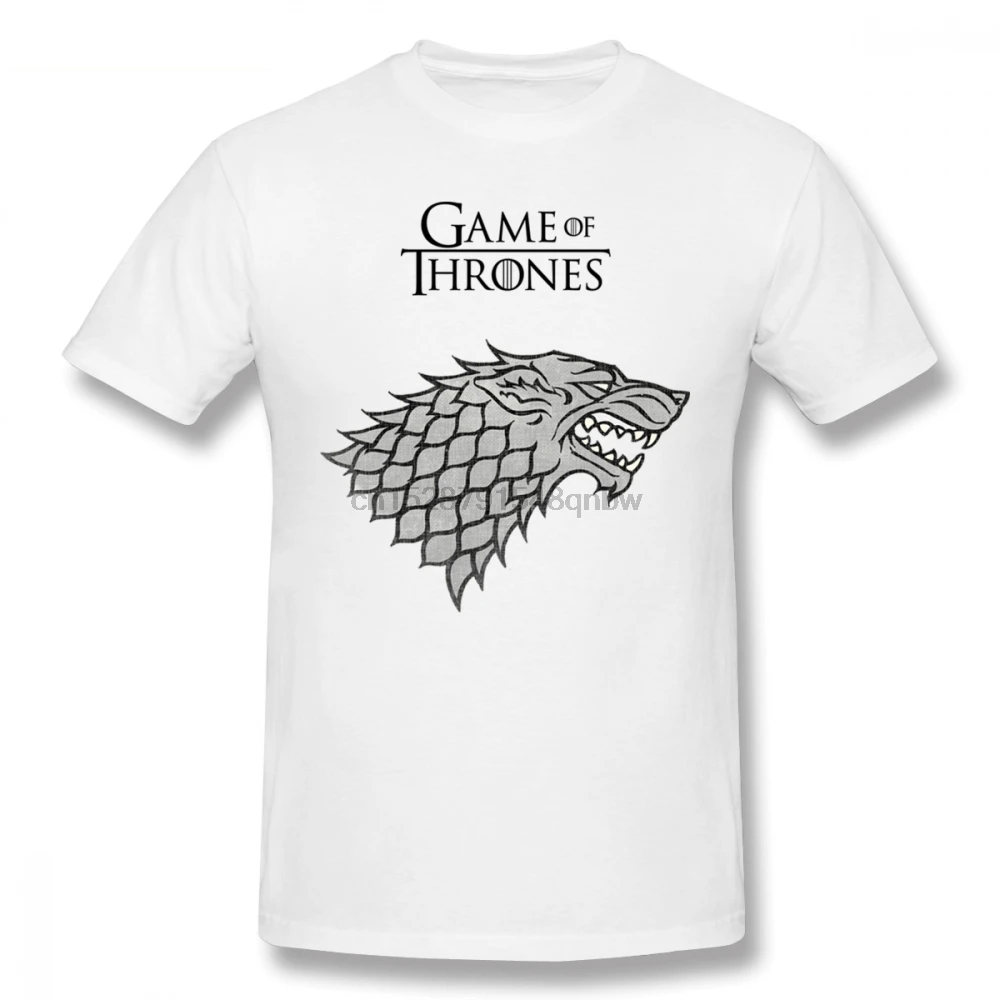de Juego de tronos personalizada de manga corta para Hombre Camisetas estilo Camiseta de gran tamaño de redondo de algodón| Camisetas| - AliExpress