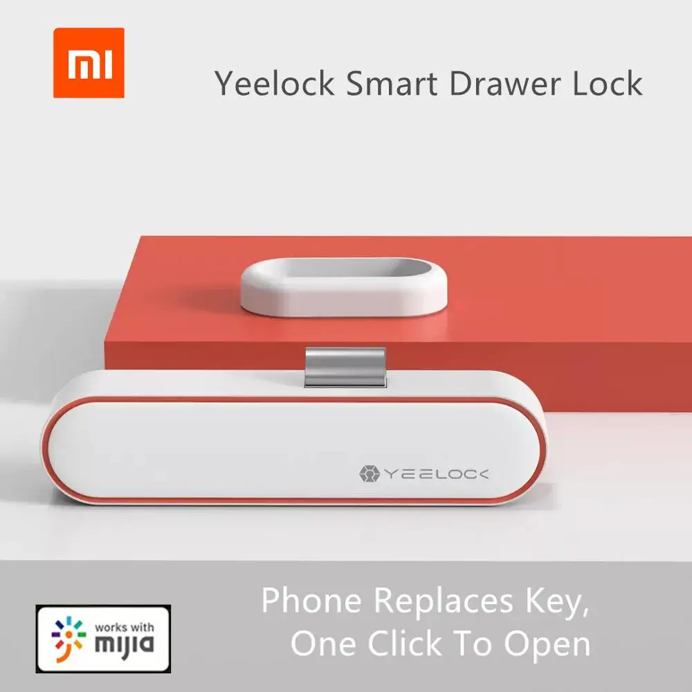 Original Xiaomi MIjia YEELOCK Smart Drawer Cabinet Lock Keyless Bluetooth APP Unlock Anti Theft Child Safety File Security|Smart Remote Control| - AliExpress