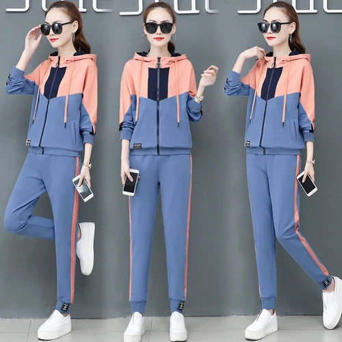 

Spring And Autumn Two Piece Set Women 2 Piece Set Top And Pants Casual Tracksuit Women Hooded Top&pants Set Women's Tracksuits