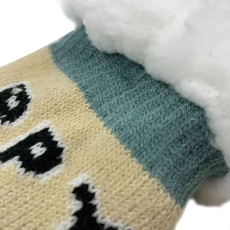 Популярные домашние тапочки; детские носки; Детские хлопковые зимние плюшевые теплые носки-тапочки с рисунками животных для мальчиков и девочек; подарок
