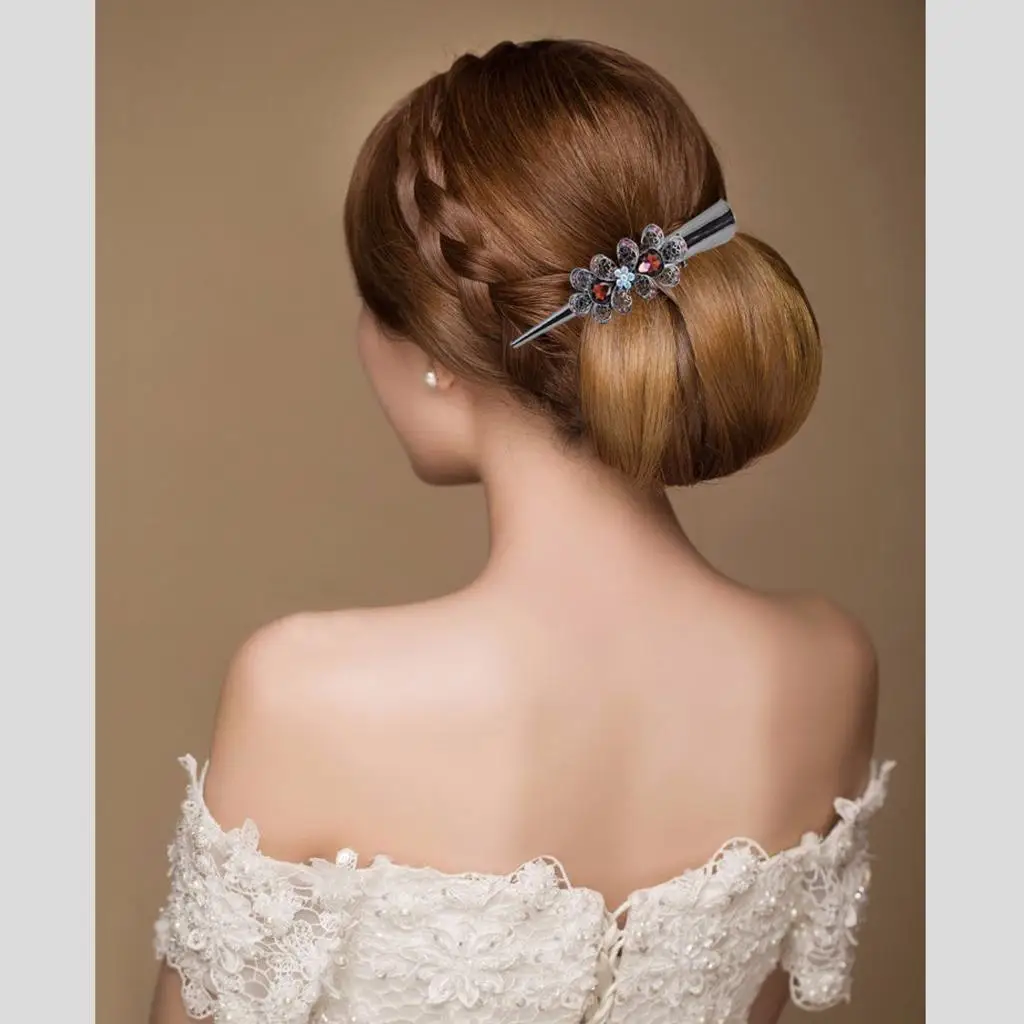 Crystal Large Alligator Hair Clip Duckbill Hair Grip Clamp Ladies Hair Jewelry