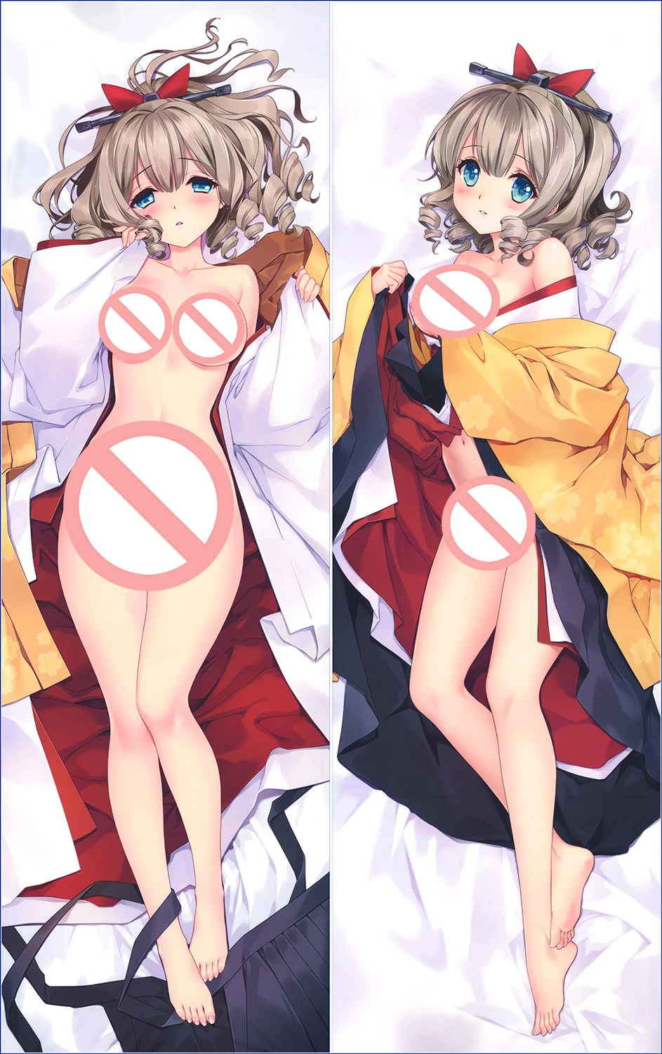 Аниме Kantai Коллекция Dakimakura Чехол kancolle Kaga& Ikazuchi персонажи Shimakaze& Haruna Чехол на подушку объятия чехол