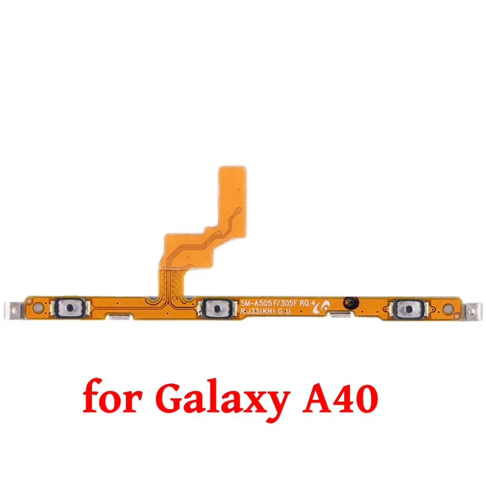 Шлейф питания для samsung Galaxy A10/A20/M10/M20/M30/A30/M40/A40/A50/A60/кнопка регулировки громкости гибкий кабель с металлическими деталями