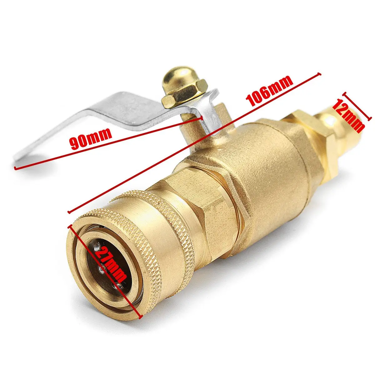 1PC Durable 3/8 Quick Connect Coupler Ball For Pressure Washer Car Way Cleaner