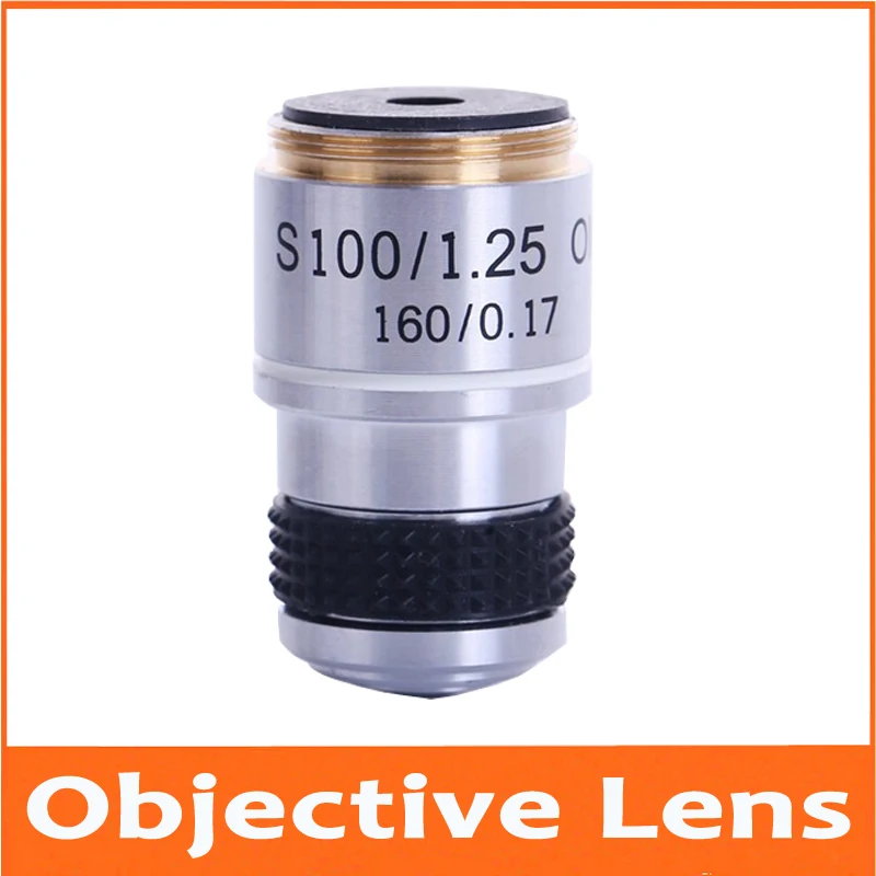 100X 185 Biological Microscope Achromatic Objectives Lens 160/0.17 