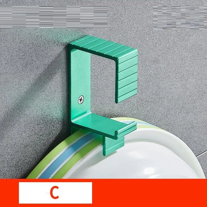 De Bain Badkamer аксессуары мобильного Bagno стеллаж для выставки товаров Banyo Фен держатель для душа Banheiro полки для ванной стены Ванная комната полка - Цвет: Version W
