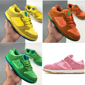 

2020 Fashion grateful dead shoes orange yellow green bears mens trainers womens running shoes chunky dunky sneakers