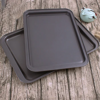 

Non-Stick Cake Baking Pan Carbon Steel Pastry Dessert Bakeware Pizza Cookie Roasting Tray