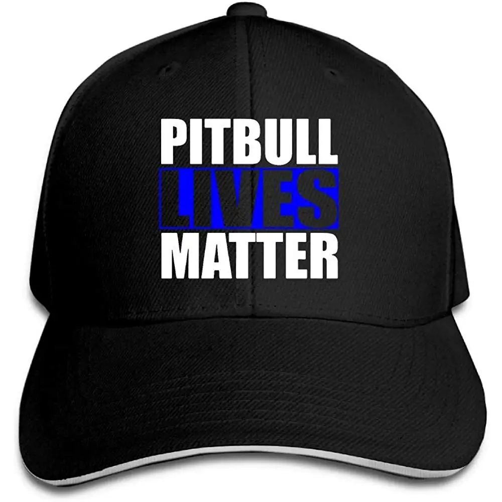 Мужская Женская Бейсболка на заказ Pitbull Lives Matter Truckers s Простая Регулируемая бейсболка