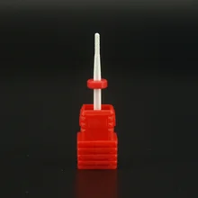Круглый белый керамический сверло для ногтей художественное электрическое сверло для салона маникюрный аппарат аксессуары для наращивания ногтей и ухода за кутикулой