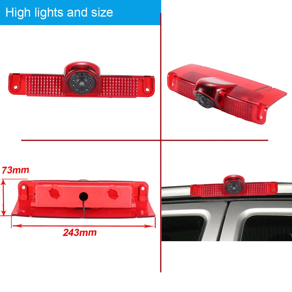HD CCD автомобильный тормозной светильник камера заднего вида для Chevrolet Express/GMC Savana Van Автомобильная камера Bremsleuchte тормоз HD