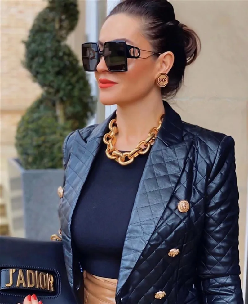 Luxury Brand Square Sunglasses Women Designer Vintage Sun Glasses For Women 2021 Trend Shades Cool Eyewear Female Gradient UV400 (8)