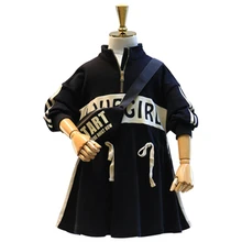 Одежда для маленьких девочек; платье для девочек; осень г.; детская одежда с длинными рукавами в стиле пэчворк