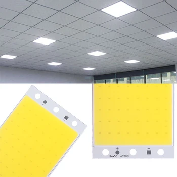 

Ultra Bright DIY LED Panel Light 94x50MM 1500LM Warm Natural Cold White Blue DC 12V 15W COB Board Rectangle LED Lamp