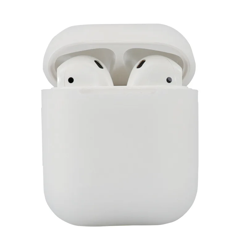 Мягкий силиконовый чехол, наушники для Apple Airpods, чехол, Bluetooth, беспроводные наушники, защитный чехол, коробка для Air Pods, наушники, сумка - Цвет: Прозрачный