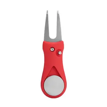 

Steel Repair Tool Divot Switchblade Golf Pitch Divot Switchblade Repairer Mark Golfer Repairment Sporting Goods Pitchmark