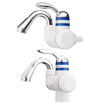 

Bathroom Kitchen Instant Electric Water Heater Heat Faucet Hot & Cold Mixer Tap