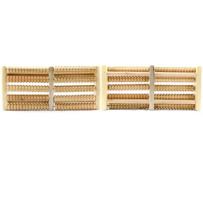 3 5 Row Wooden Foot Roller Wood Care - Image 3