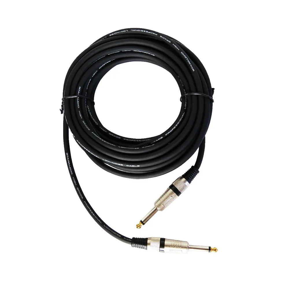 STARAUDIO 25 футов 1/4 &quot6 35 мм Мужской до 1/4&quot 6 инструментальный гитарный аудио Динамик