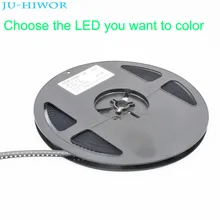 JU-HIWOR 4000 шт 0603 светодиодные диоды SMD светло-красный желтый синий Изумрудный зеленый оранжевый белый