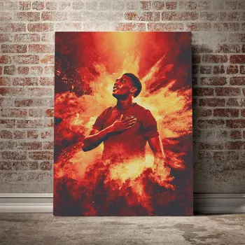 

Anthony Martial Canvas Wall Art Decoration prints for living Kid Children room Home bedroom decor Painting Decorative Picture