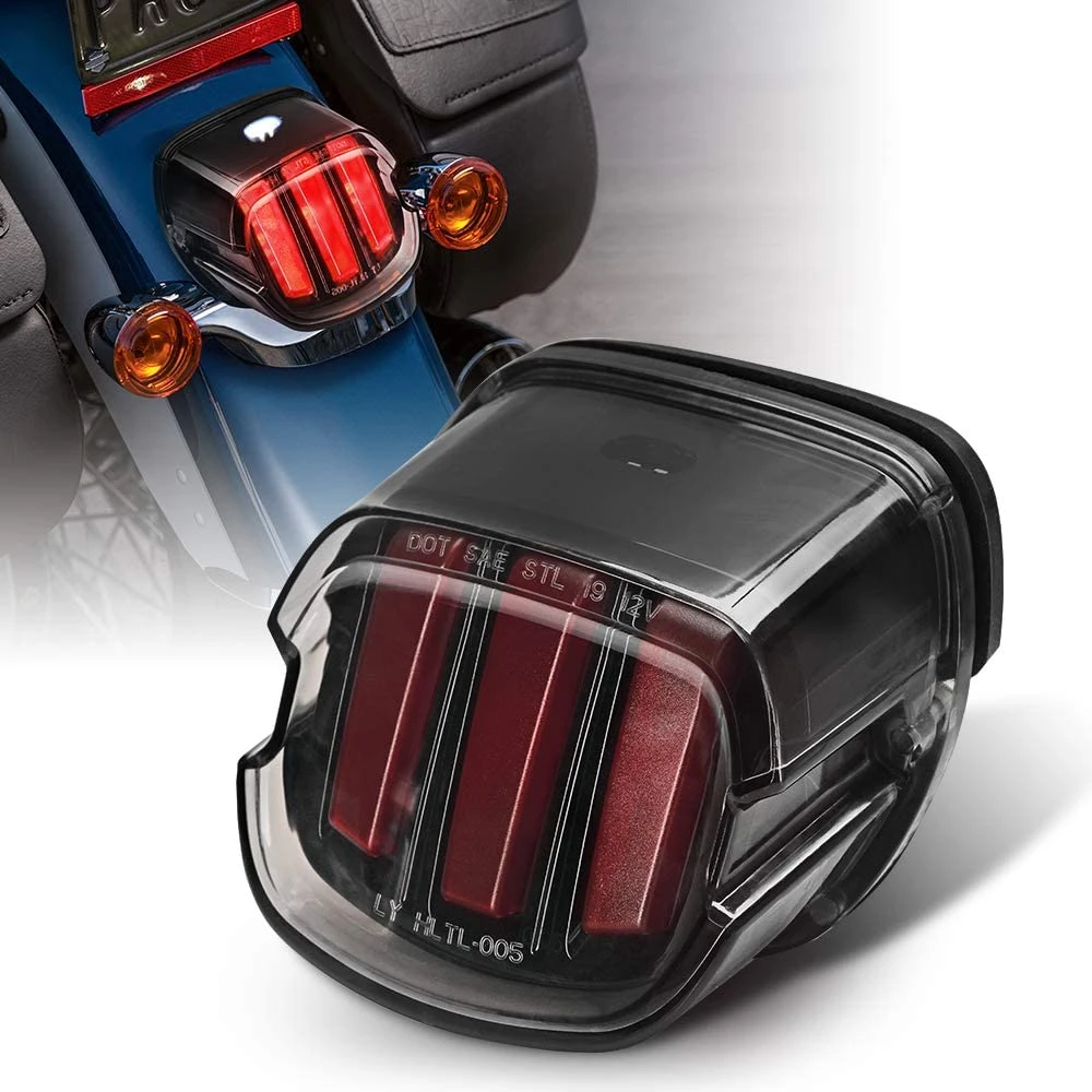 Motorcycle LED Integrated Rear Lamp For Harley Dyna Sportster Touring