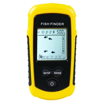 

Sonar LCD Fish Finders Portable Fishing Tools Fishing Alarm Transducer Depth Finders For Kayak Ice Fishing