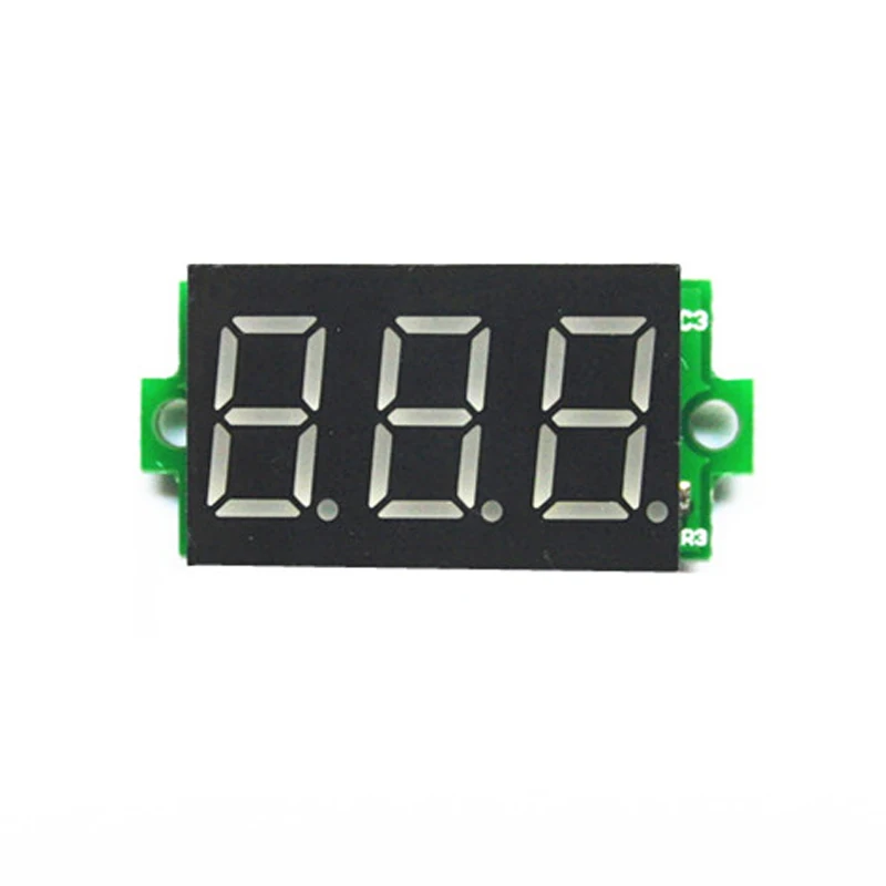 

1pc Electrical DIY Instruments LED Digital Voltmeter Voltage Meter Volt Detector Monitor Tester Panel Car 27*14*5mm