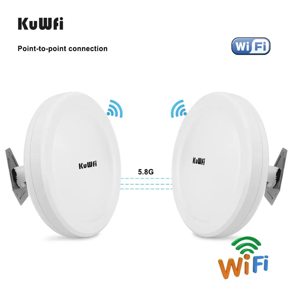 Kuwfi Longrange 11ac Outdoor Access Point/wireless Bridge High Speeds