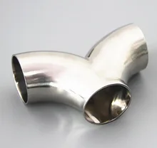Best Offers 2Pieces/Lot 25X1.5MM 304 Stainless Steel Y Type Mirror Welded Three Pass Pipe Fittings Best Offers 2Pieces/Lot 25X1.5MM 304 Stainless Steel Y Type Mirror Welded Three Pass Pipe Fittings