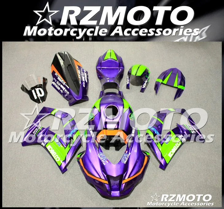 Abs мотоцикл обтекатель подходит для трековой версии Kawasaki ZX10R- кузов стекловолокно Магазин № 2316